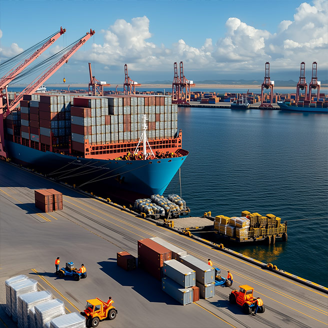 Ship spare parts supply