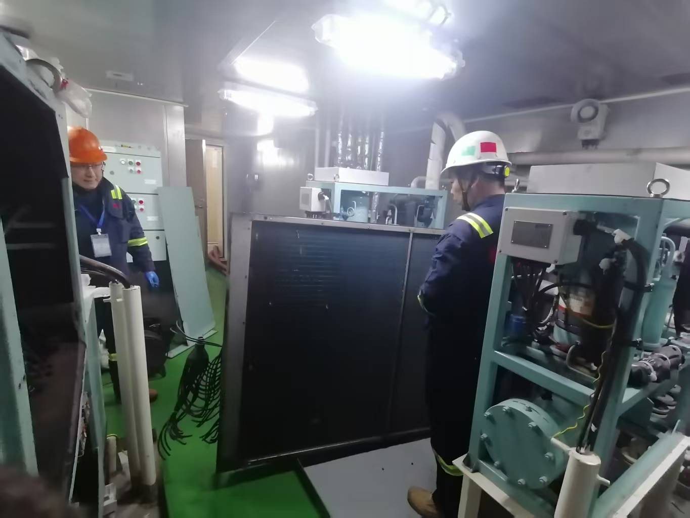 Ship AC Evaporator Replacement Within QD Beihai Shipyard